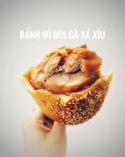 Công thức Bánh mì gà ngon cho bé