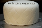 How to Quilt a Fondant Cake