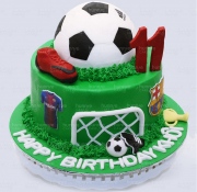 Bánh sinh nhật quả bóng cho bạn nam yêu bóng đá