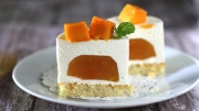 Hướng dẫn cách làm bánh cheesecake xoài nhân thạch rau câu cam