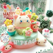 Những mẫu bánh sinh nhật cho Bé Yêu hình công chúa elsa, búp bê đẹp nhất