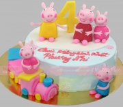 Mách mẹ 4 mẫu bánh sinh nhật dành cho các "fan nhí" của chú lợn Peppa