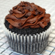 Công thức và cách làm Dark Chocolate cupcake - Cupcake sô cô la đen