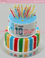 Bánh sinh nhật công ty , mẫu bánh kem kỷ niệm sinh nhật thành lập công ty đẹp
