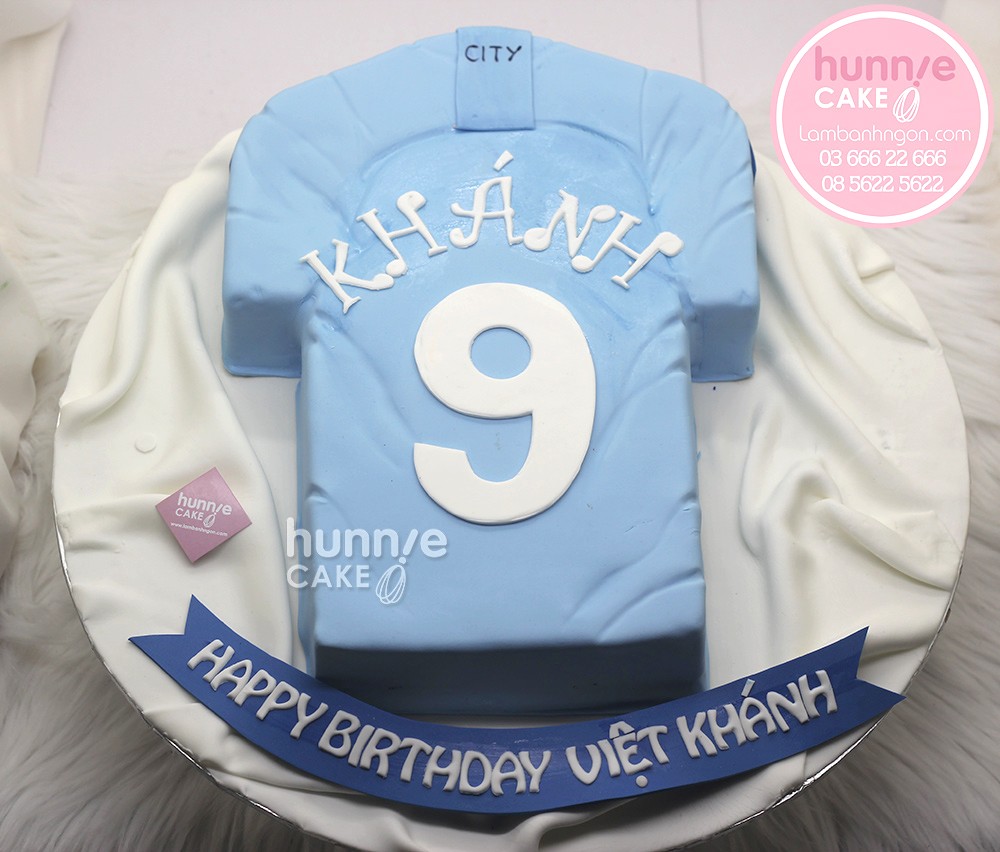 Bánh gato sinh nhật tạo hình 3d chiếc áo thể thao ghi số 7 đẹp độc lạ 9259 - Bánh ngon đẹp