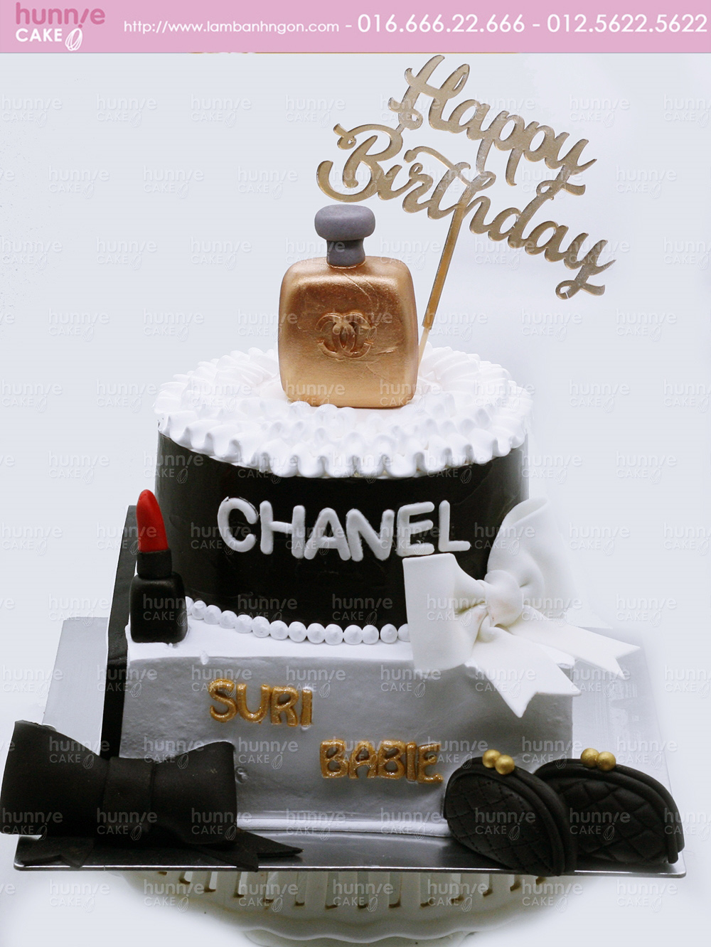 Bánh sinh nhật tạo hình 3D túi xách Chanel cho bạn yêu thích hàng hiệu   Bánh kem cao cấp