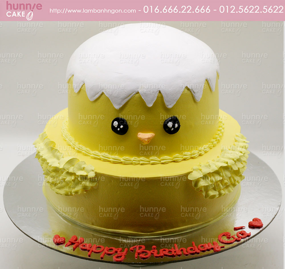 Bánh sinh nhật con gà vàng đẹp ngộ nghĩnh nhất 8998 - Bánh sinh nhật, kỷ  niệm