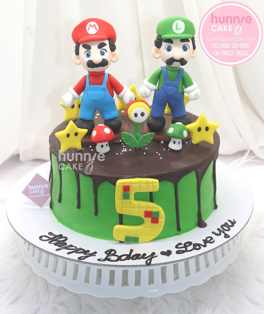Bánh gato sinh nhật Mario tặng con trai yêu đẹp ấn tượng nhất 9270 - Bánh ngon đẹp