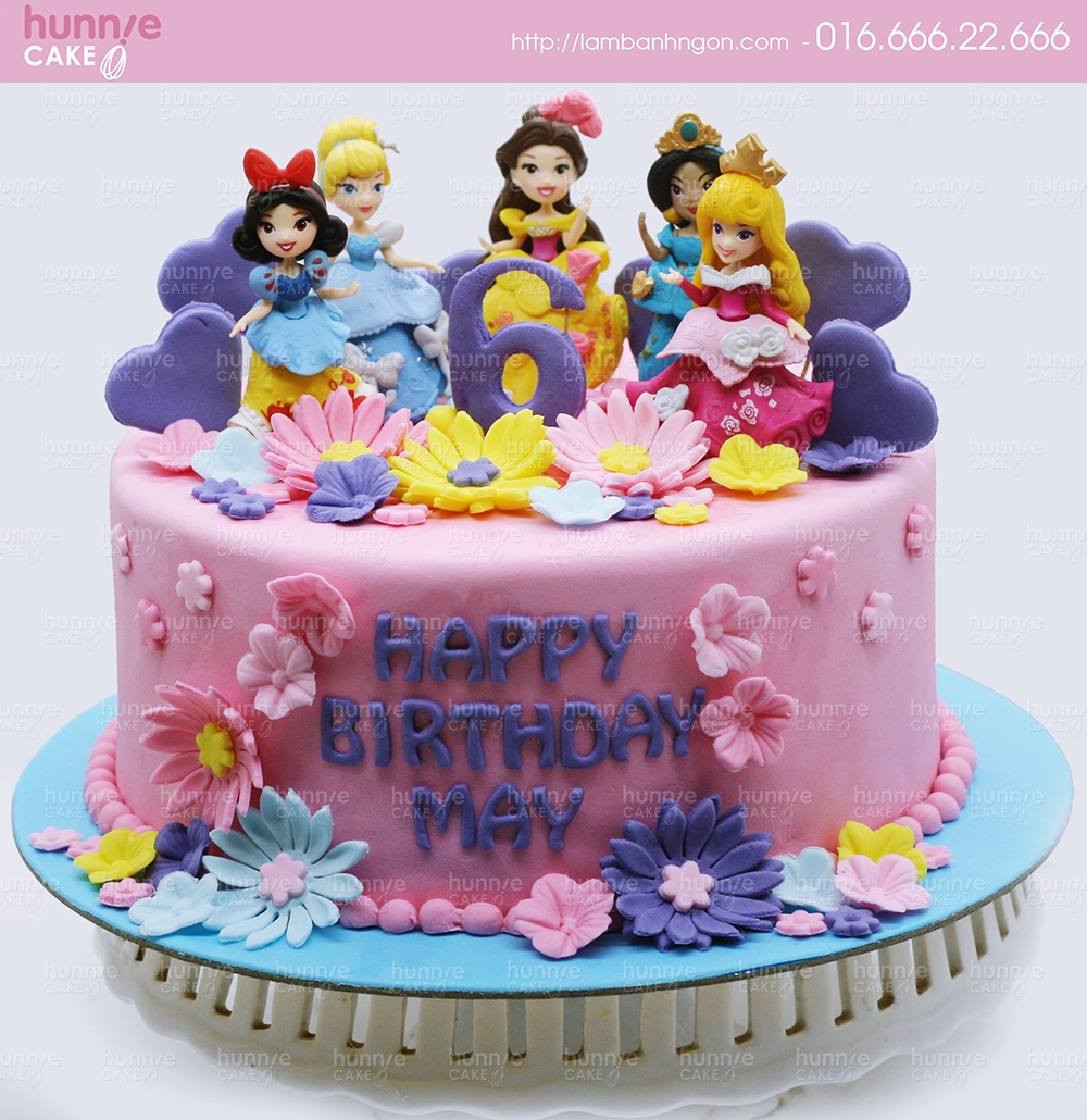 Bánh sinh nhật Công Chúa Belle Lấp Lánh vàng bạc với lâu đài hạnh phúc tặng sinh  nhật bé gái 7588 - Bánh sinh nhật, kỷ niệm