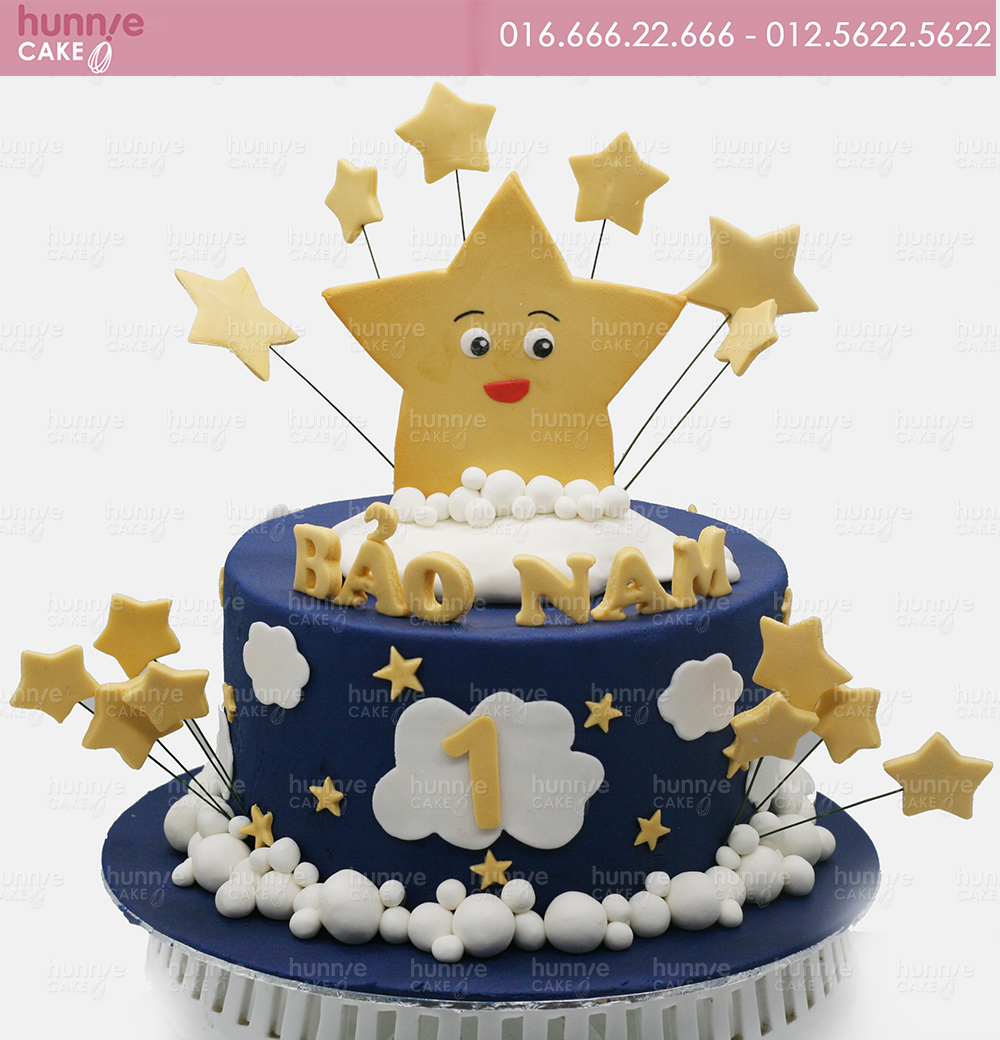 Bánh gato sinh nhật tạo hình những ngôi sao nhỏ vui vẻ 4409 - Bánh ...