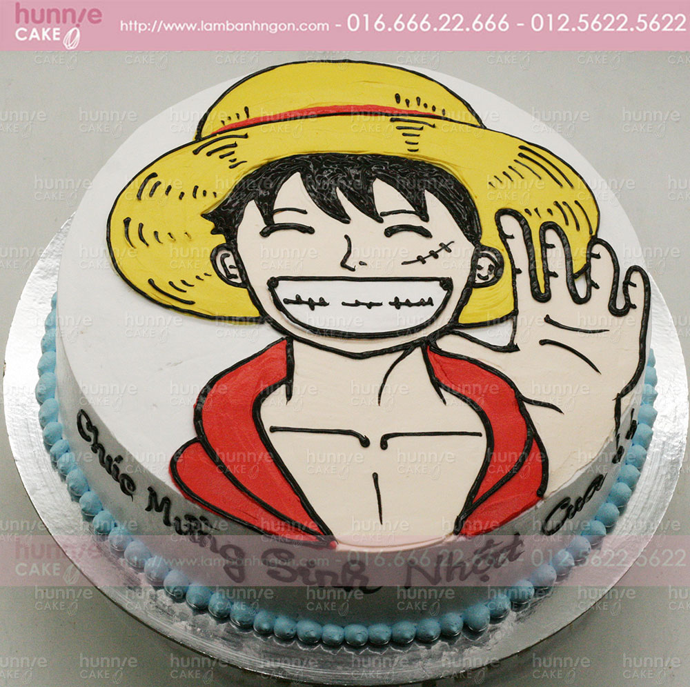 Bánh gato sinh nhật Luffy mũ rơm là món quà hoàn hảo cho fan One Piece. Bạn sẽ không những được thưởng thức món bánh ngon mà còn thấy được hình ảnh chú Luffy trong bộ trang phục mũ rơm trên bánh cực đáng yêu. Hãy đặt mua ngay hôm nay để tặng cho người bạn yêu thích One Piece nhé!