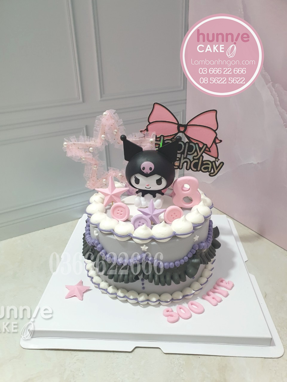 Bánh Kuromi sinh nhật đẹp dễ thương tặng bé 10560 - Bánh ngon đẹp