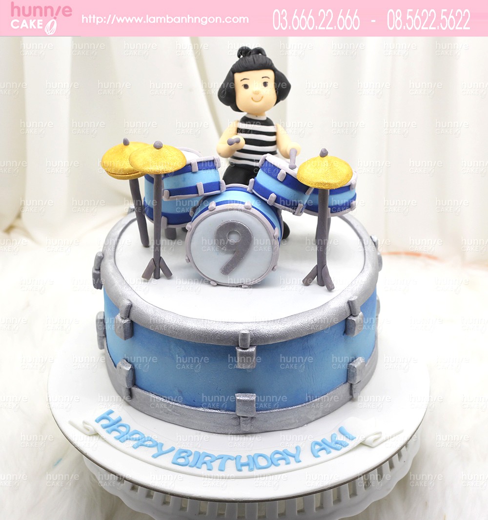 Bánh sinh nhật bé gái tập làm nhạc công chuyên nghiệp 7072 - Bánh ngon đẹp