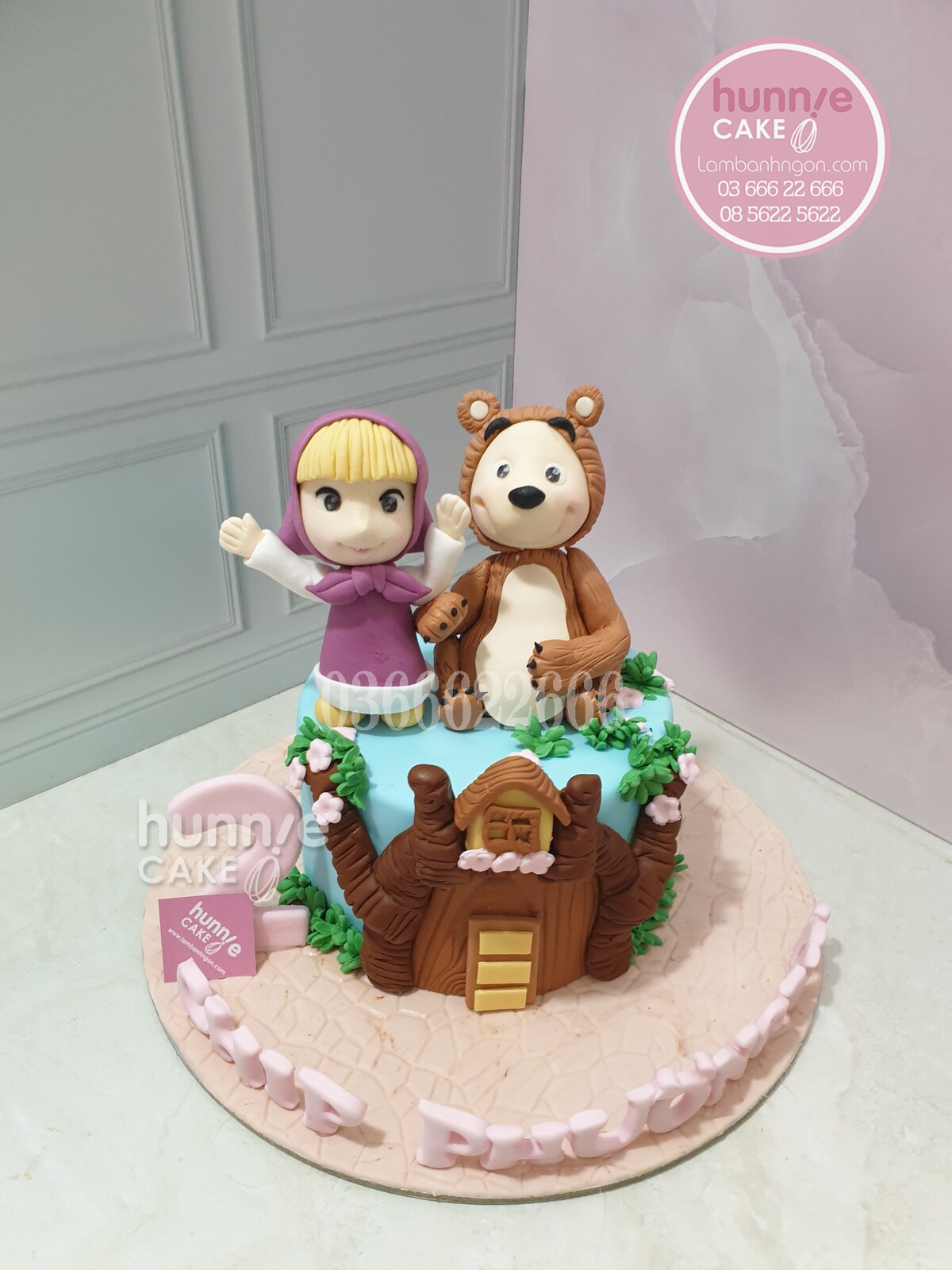 Bánh sinh nhật bé Masha và gấu lớn đẹp ấn tượng nhất 10844 - Bánh ngon đẹp