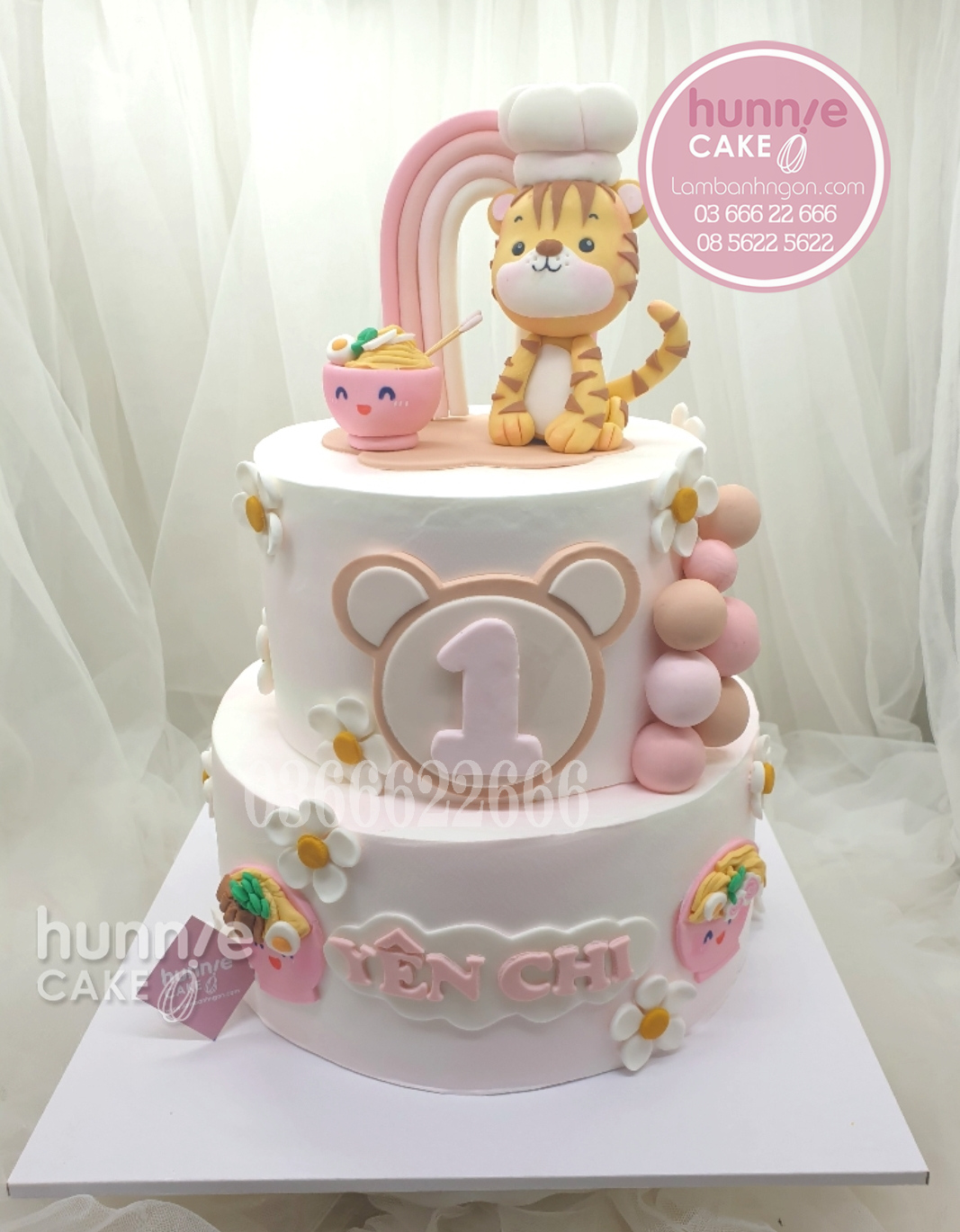 Bánh sinh nhật con hổ cho bé gái đáng yêu, dễ thương nhất năm 10343 - Bánh ngon đẹp