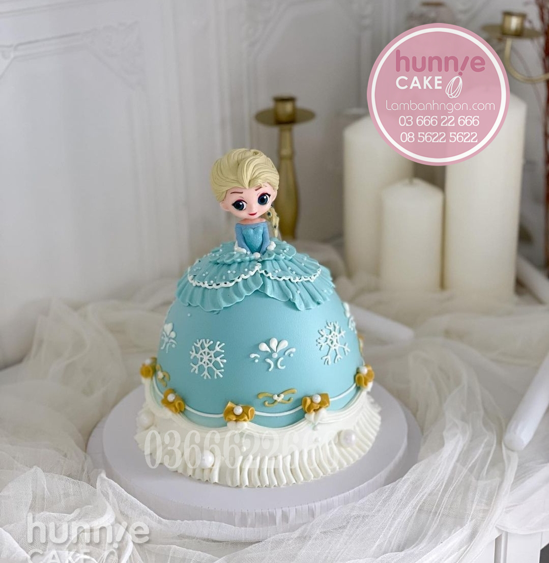 Bánh sinh nhật công chúa Elsa - Bánh ngon đẹp