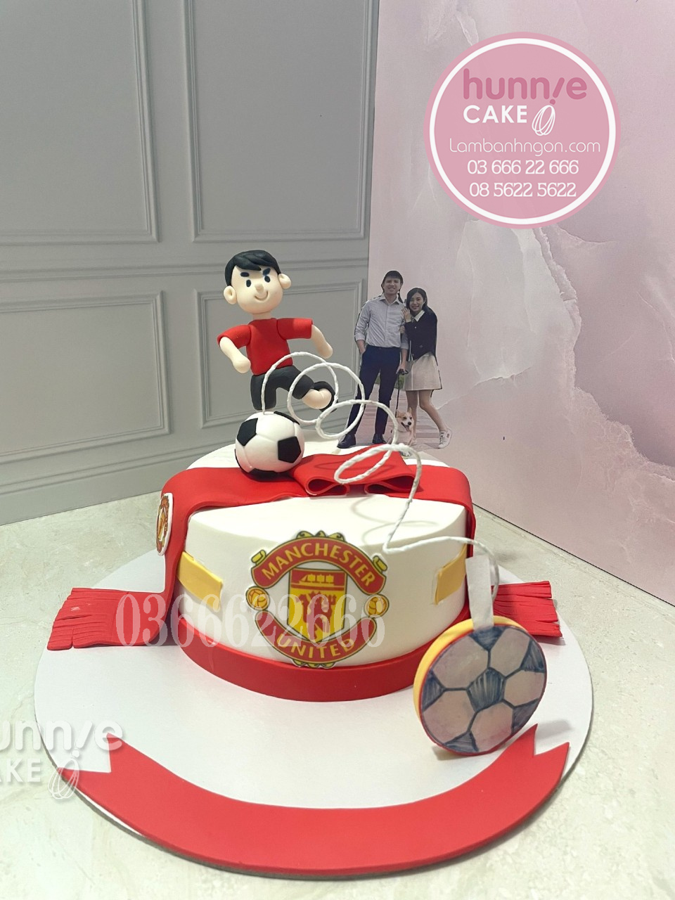 Bánh sinh nhật đội bóng MU đẹp tặng bé trai hình chibi đẹp ấn tượng 10695 - Bánh ngon đẹp