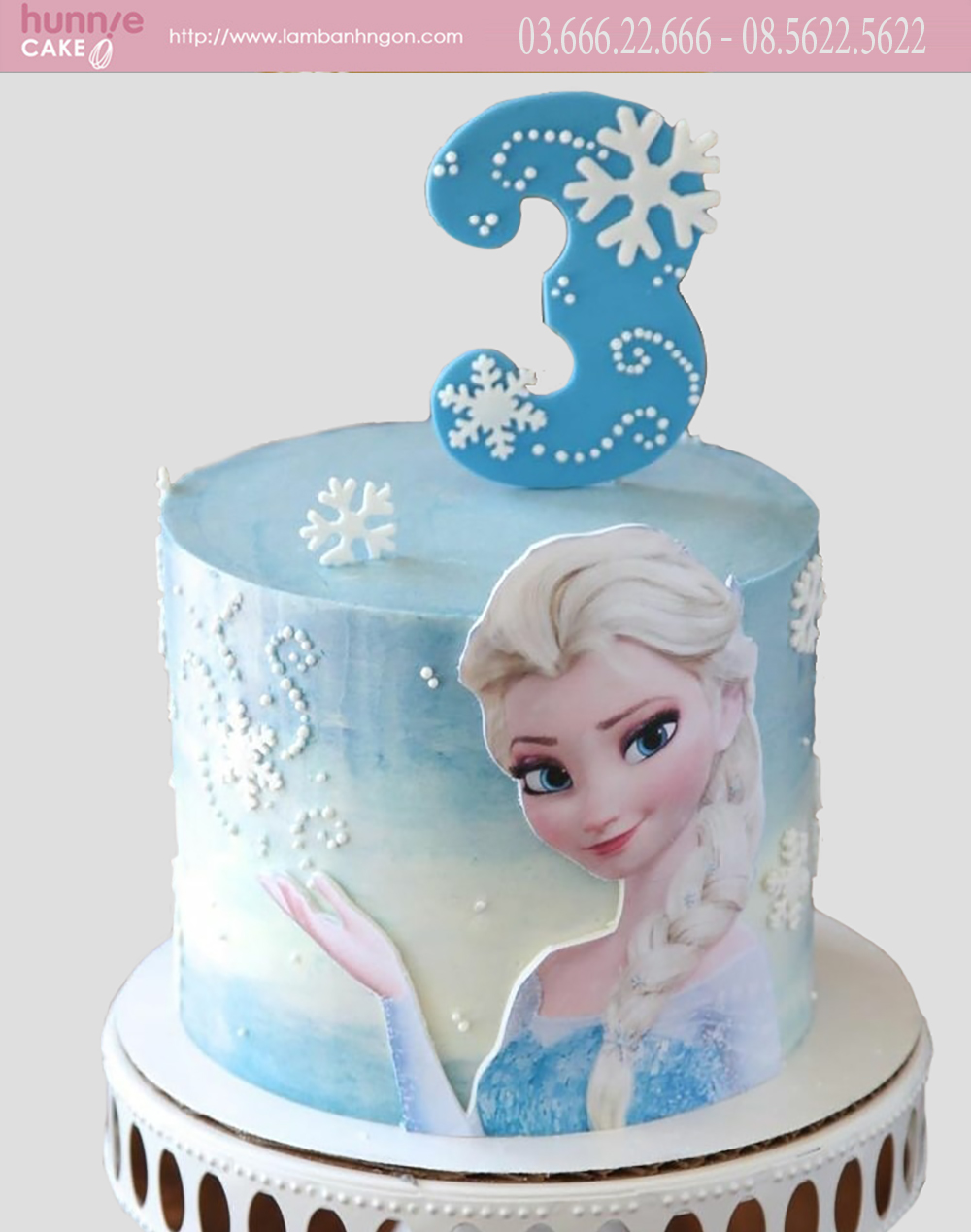 Bánh sinh nhật Elsa công chúa xinh đẹp nhất 7696 - Bánh ngon đẹp