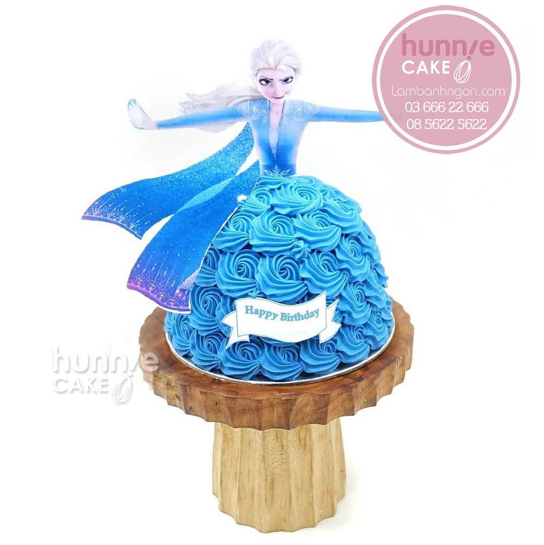 Bánh sinh nhật Elsa công chúa xinh nhất tặng bé gái 9510 - Bánh ngon đẹp