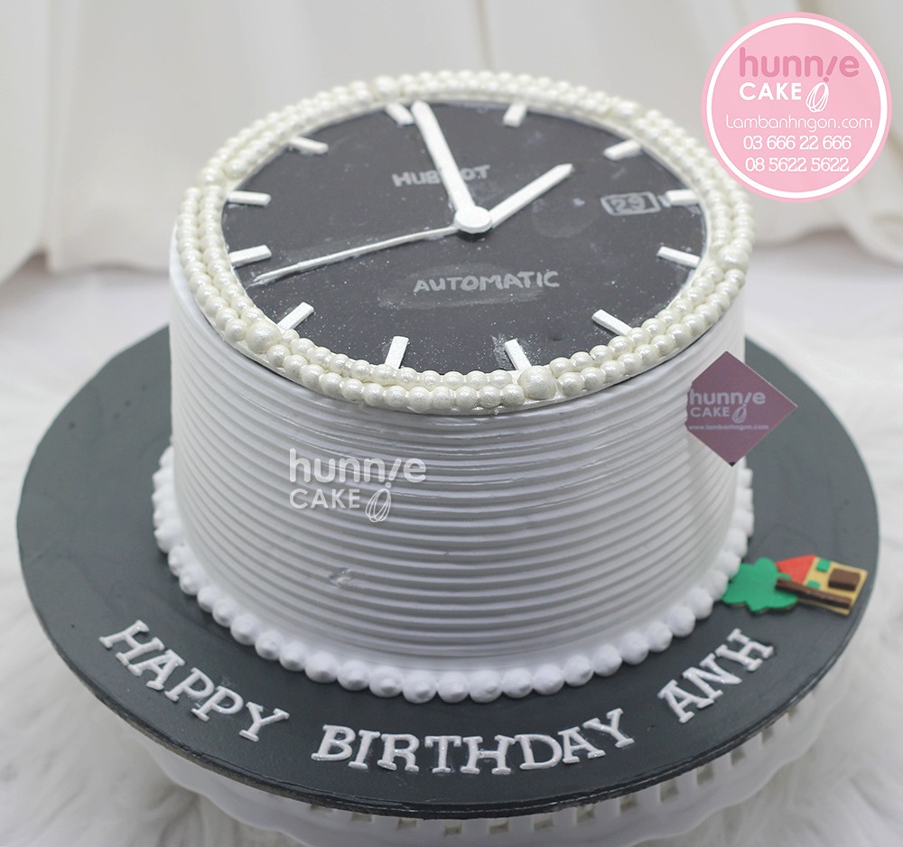Bánh sinh nhật hình đồng hồ đẹp ấn tượng tặng bạn trai 9204 - Bánh ...