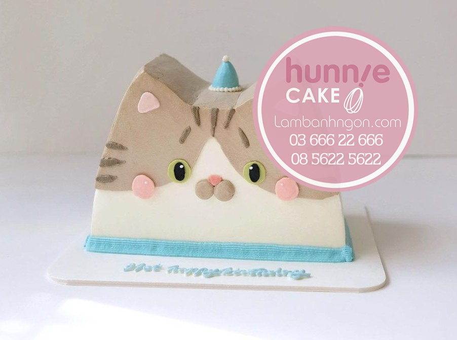 Bánh sinh nhật hình mèo đẹp đáng yêu nhất 10043 - Bánh ngon đẹp