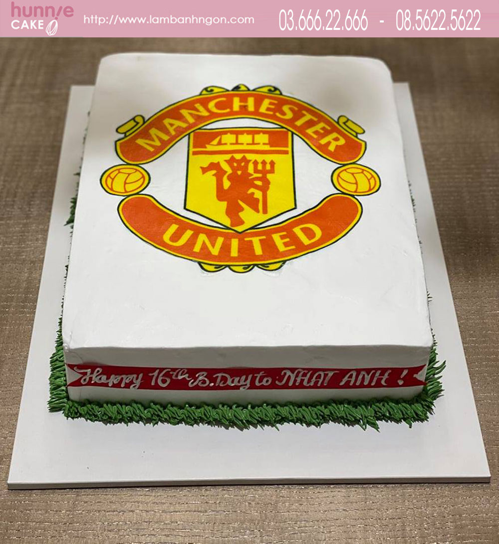 Bánh Sinh Nhật In Hình Logo Manchester United Đẹp Với Cỏ Xanh Tặng Người  Yêu Bóng Đá 7293 - Bánh In Ảnh