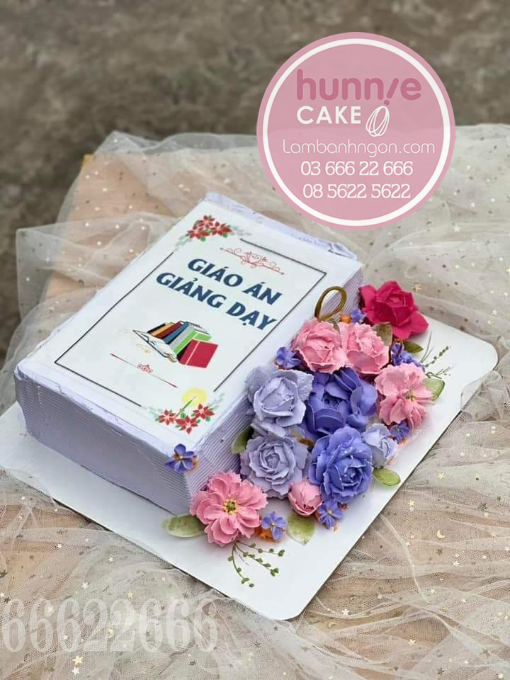 Bánh sinh nhật quyển sách tặng thầy cô giáo đẹp nhất 10826 - Bánh ngon đẹp