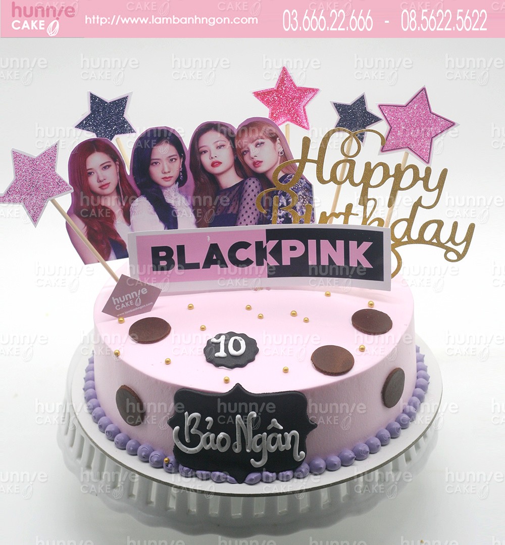 Bánh sinh nhật in hình nhóm nhạc Black Pink đẹp độc đáo tặng nữ  Bánh Kem  Ngộ Nghĩnh