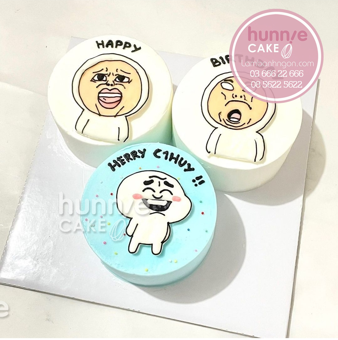 Bộ 3 chiếc bánh sinh nhật tặng troll bạn bè siêu hài hước 9732  Bánh sinh  nhật kỷ niệm