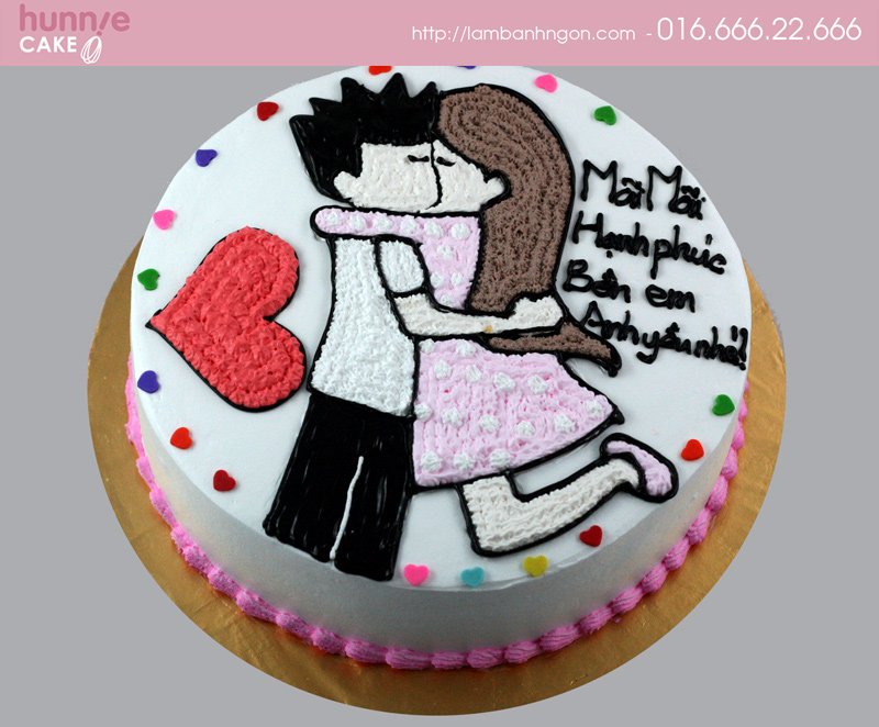 Những mẫu bánh tình yêu ngọt ngào tặng người thương  Paolobakery