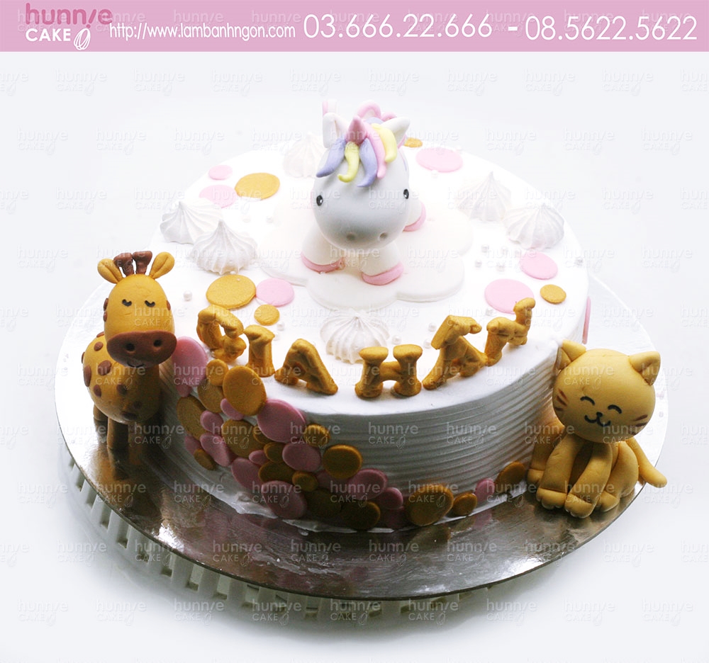 Bánh sinh nhật ngựa thiên thần unicorn tặng sinh nhật bé 5957 - Bánh ngon đẹp