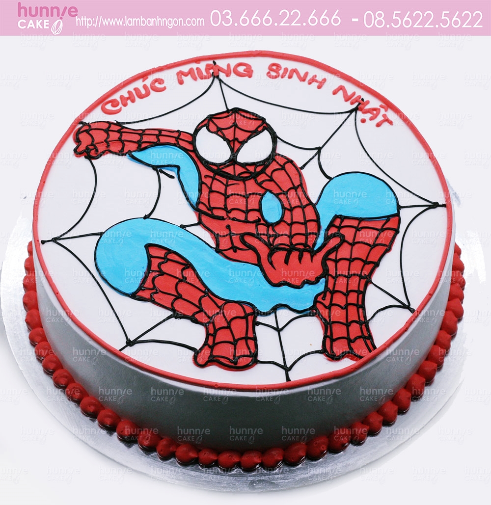 25+ mẫu bánh sinh nhật người nhện siêu đẹp làm quà tặng bé trai