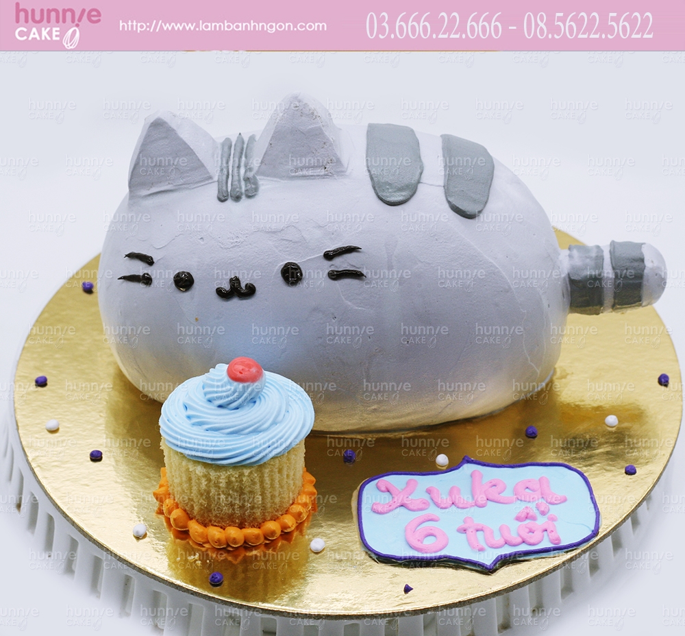 Bánh Gato Sinih Nhật 3D Hình Con Mèo Dễ Thương, Độc Lạ Dành Tặng Sinh Nhật  Người Tuổi Mèo 5453 - Bánh Sinh Nhật, Kỷ Niệm