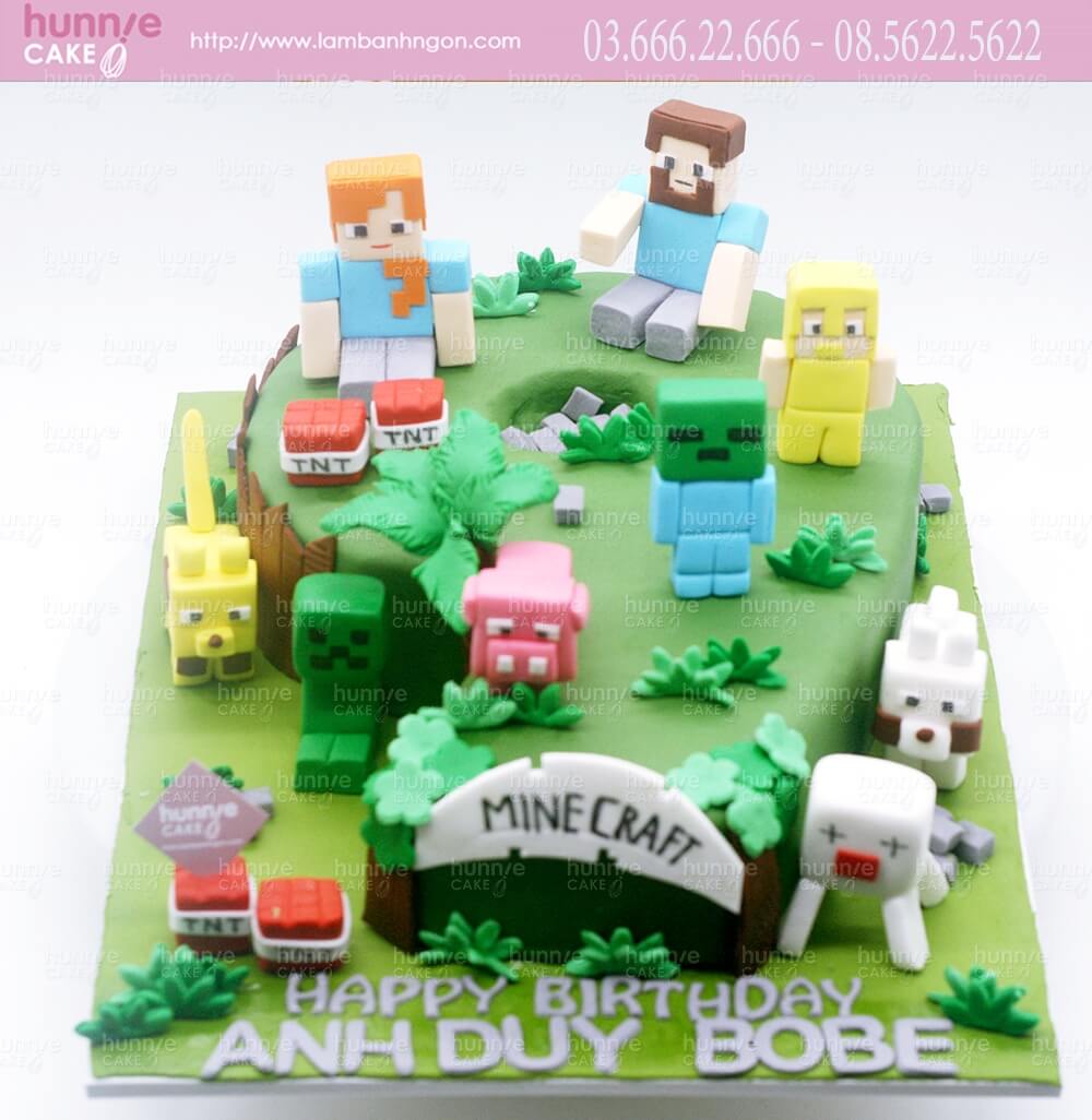 HCMBóng bay minecraft trang trí sinh nhật party lẻ mẫu  MixASale