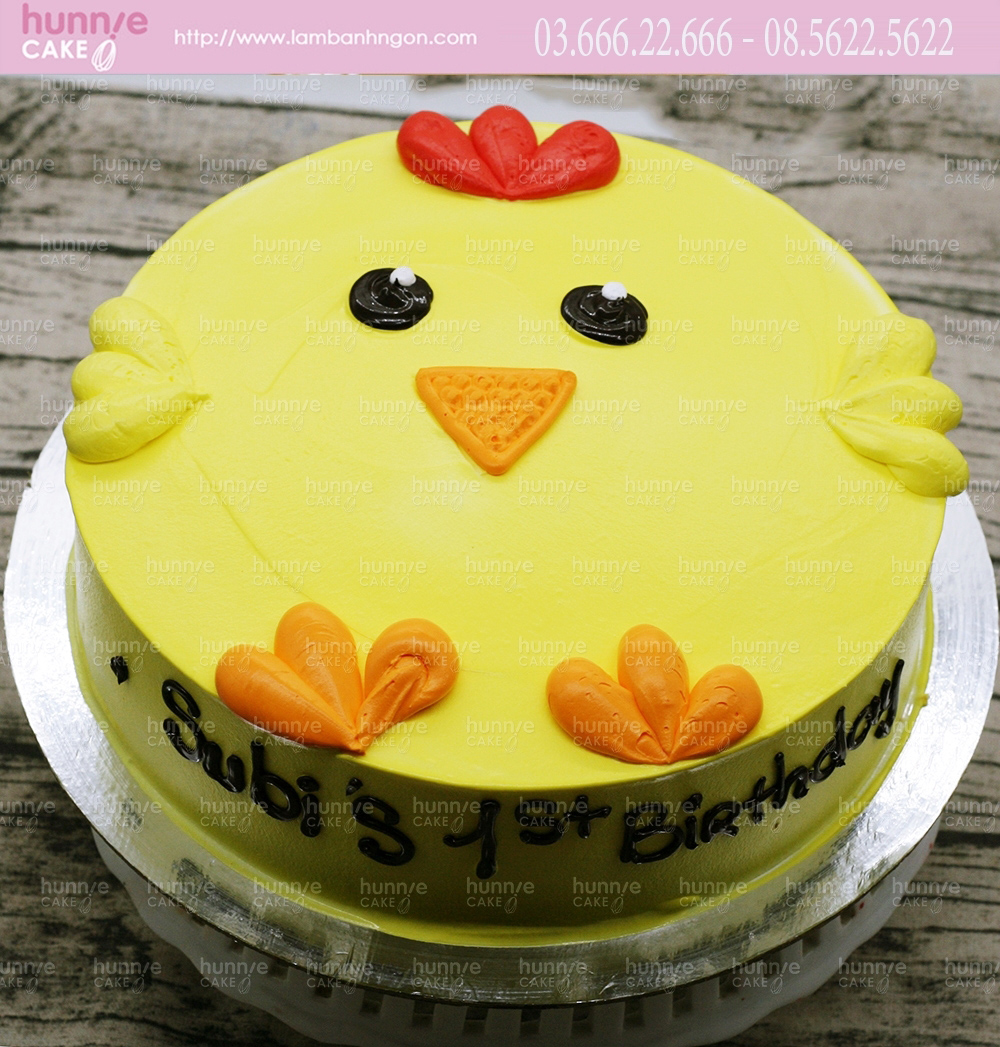 Bánh gato sinh nhật con gà đẹp dễ thương - Bánh kem tuổi Dậu 5123 - Bánh  sinh nhật, kỷ niệm