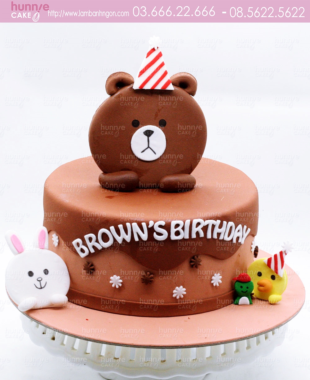 Bánh sinh nhật gấu  Alo Flowers