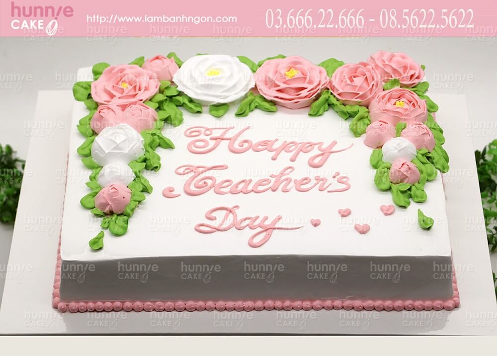 Bánh sinh nhật hoa hồng 3d kem tươi đẹp mắt tặng sinh nhật bạn gái 6295 - Bánh ngon đẹp