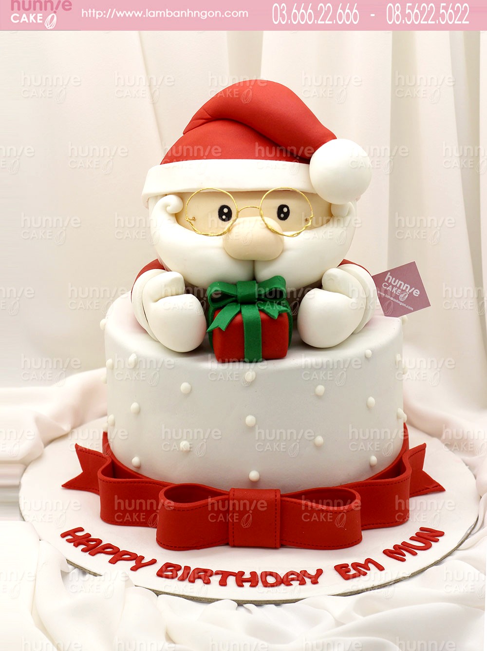 Bánh gato tạo hình ông già Noel nổi 3d độc lạ cho mùa giáng sinh ...