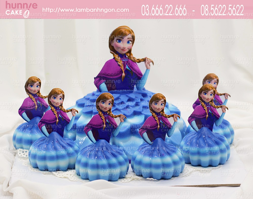 Bánh sinh nhật thạch công chúa Anna ngọt ngào duyên dáng 6567 - Bánh ngon đẹp