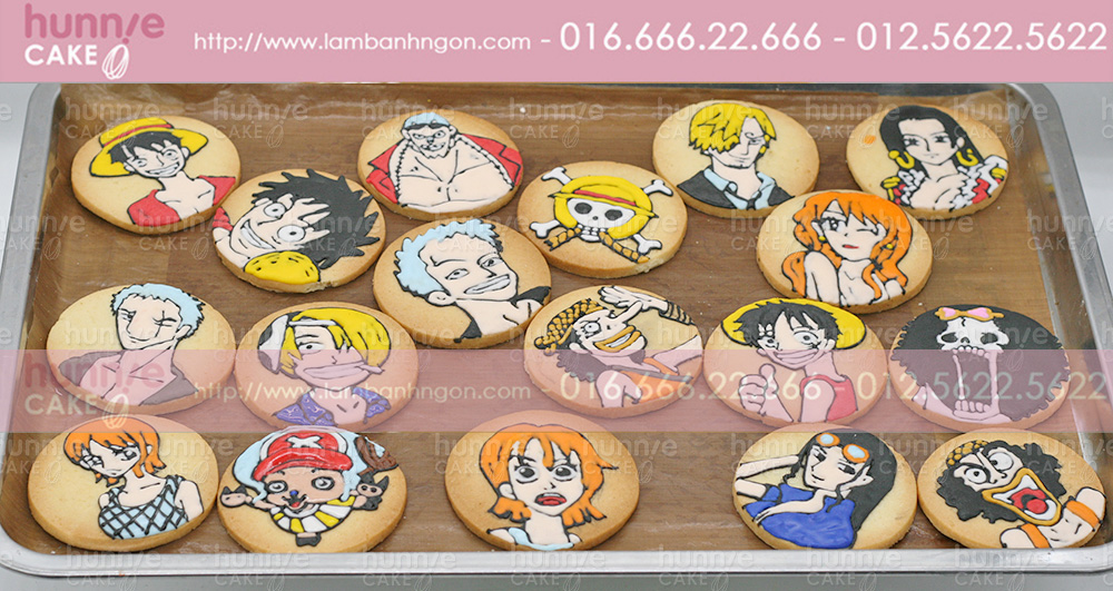 Luffy One Piece Cake Bánh Mon Chéri Bánh dễ thương