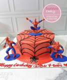 Bánh sinh nhật Người Nhện siêu nhân Spider-Man phóng tơ ngầu tặng con trai 7 tuổi ở Hà Nội