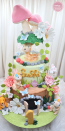 Bánh sinh nhật khu rừng mộng mơ tặng bé gái 1 tuổi