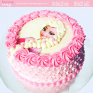 Bánh sinh nhật Elsa hồng