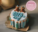 Bánh sinh nhật mini gấu yêu