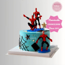 Bánh kem Spider-Man theo yêu cầu cho bé trai tại Hunnie Cake
