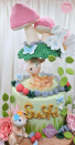 Bánh sinh nhật khu rừng đẹp mộng mơ tặng bé gái 1 tuổi