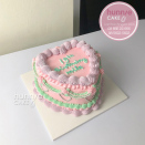 Bánh kem sinh nhật kiểu Hàn Quốc đơn giản
