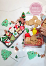 Set bánh quy icing Noel tự trang trí