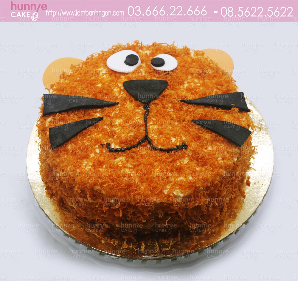 Bánh sinh nhật hình chú hổ độc lạ